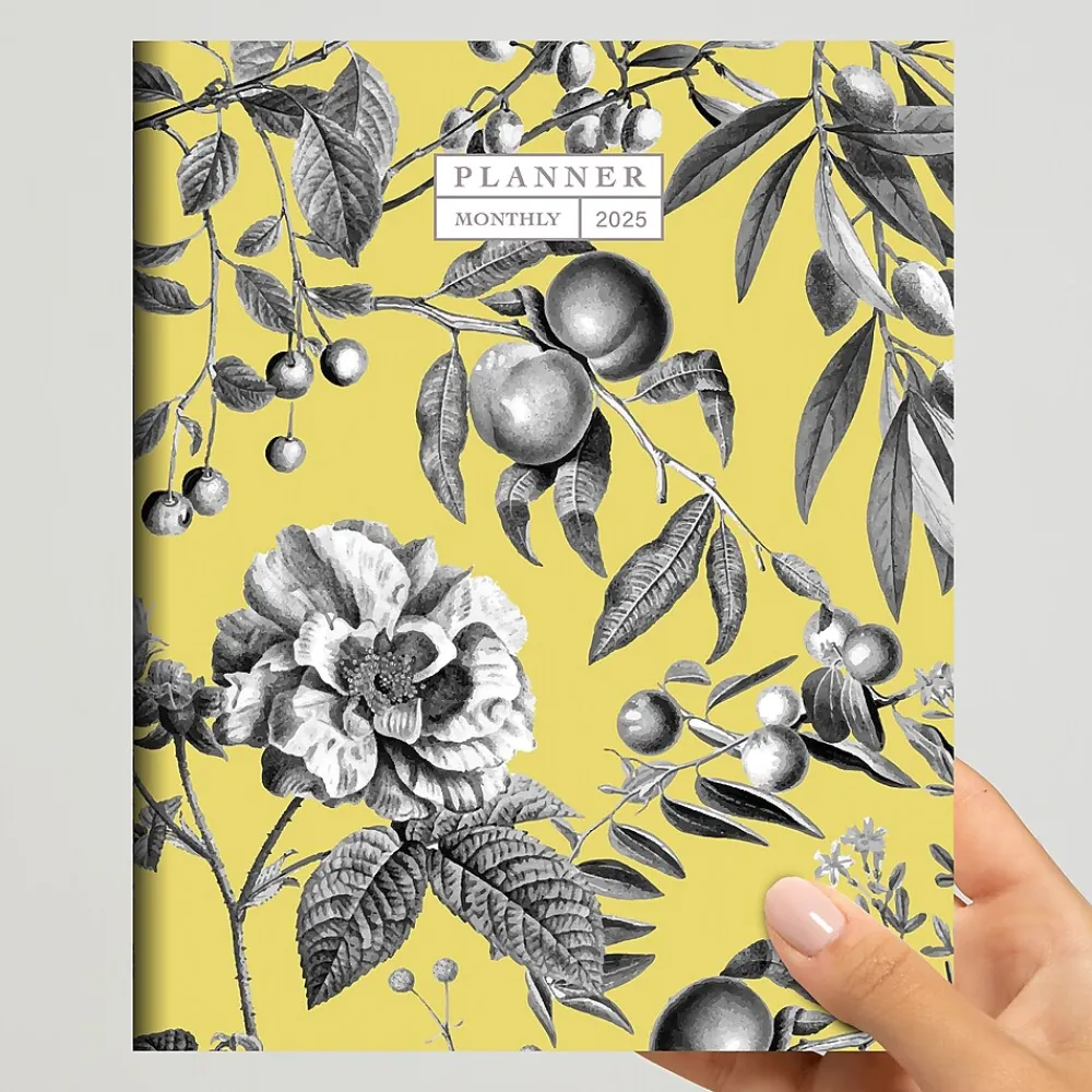2025 Planners|TF Publishing 2025 6.5" x 8" Monthly Planner, Paperboard Cover, Beyond the Pale Yellow (25-4202)