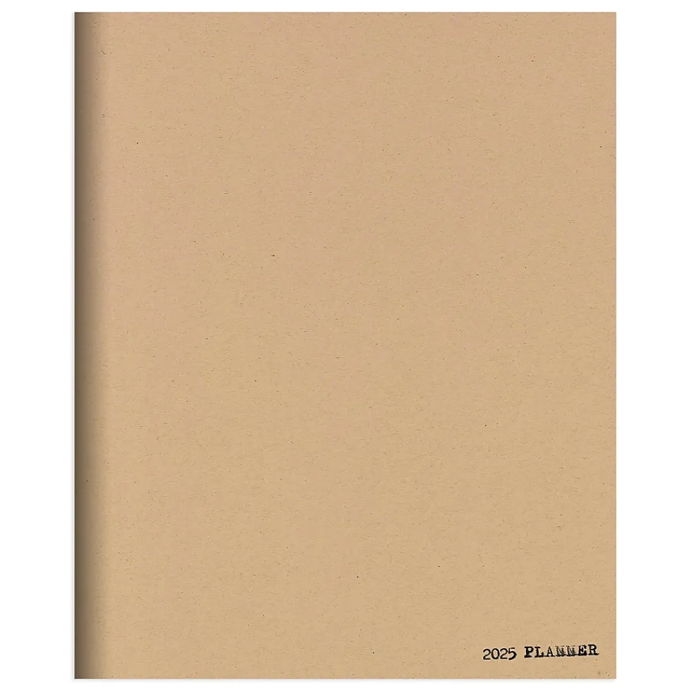 2025 Planners|TF Publishing 2025 6.5" x 8" Monthly Planner, Paperboard Cover, Anything But Basic Kraft (25-4200)