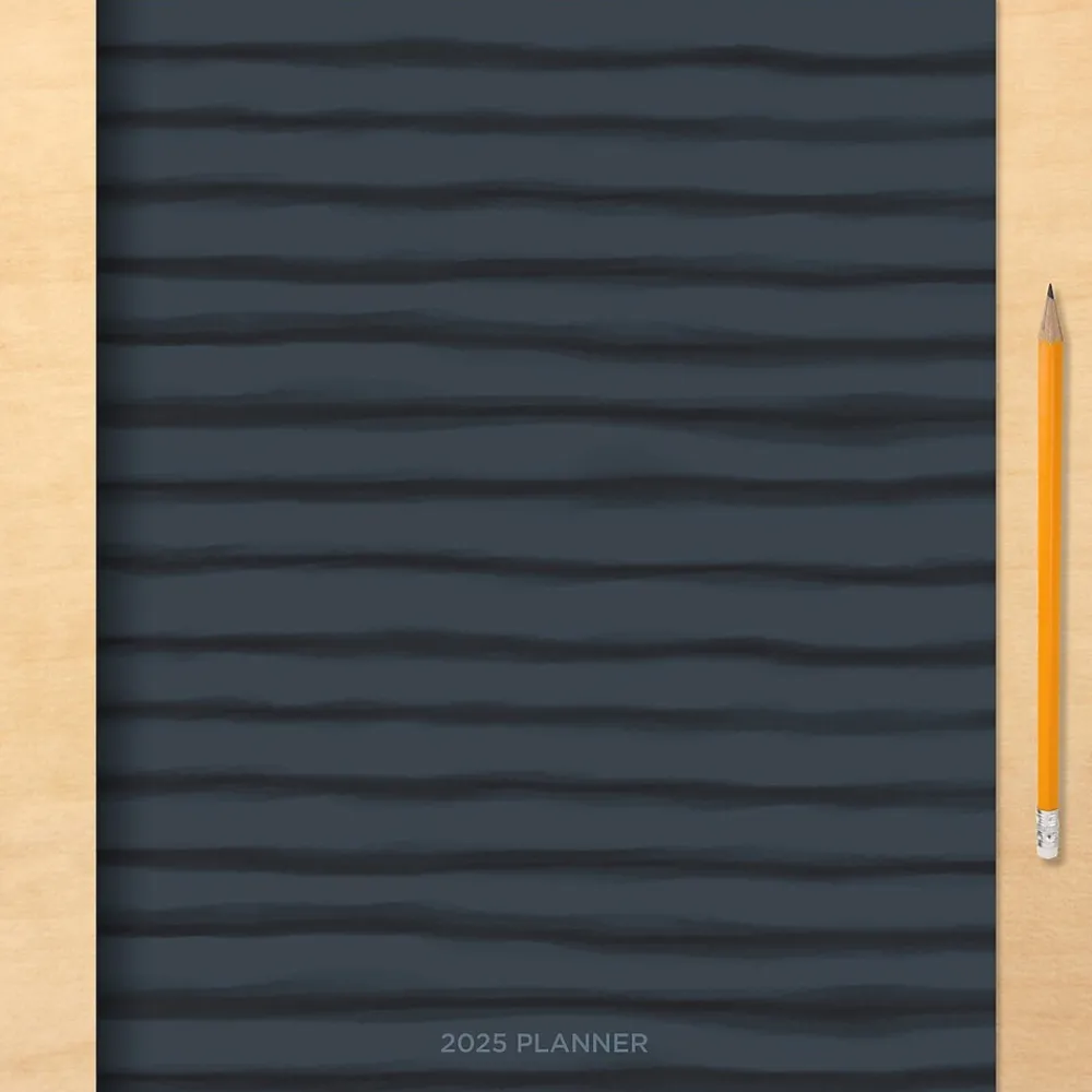 2025 Planners|TF Publishing 2025 9" x 11" Monthly Planner, Paperboard Cover, Naval Stripes (25-4714)