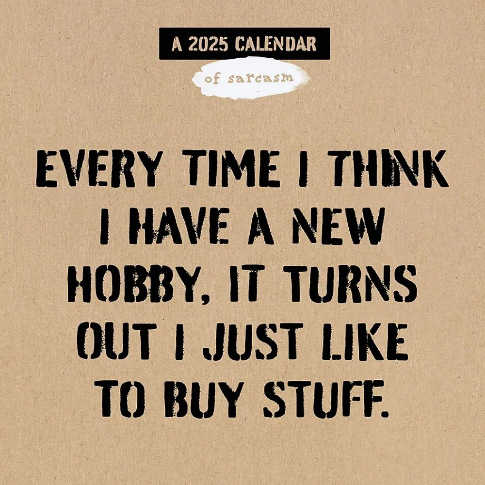 2025 Calendars|TF Publishing 2025 Anti-Affirmations 12" x 12" Monthly Wall Calendar (25-1100)