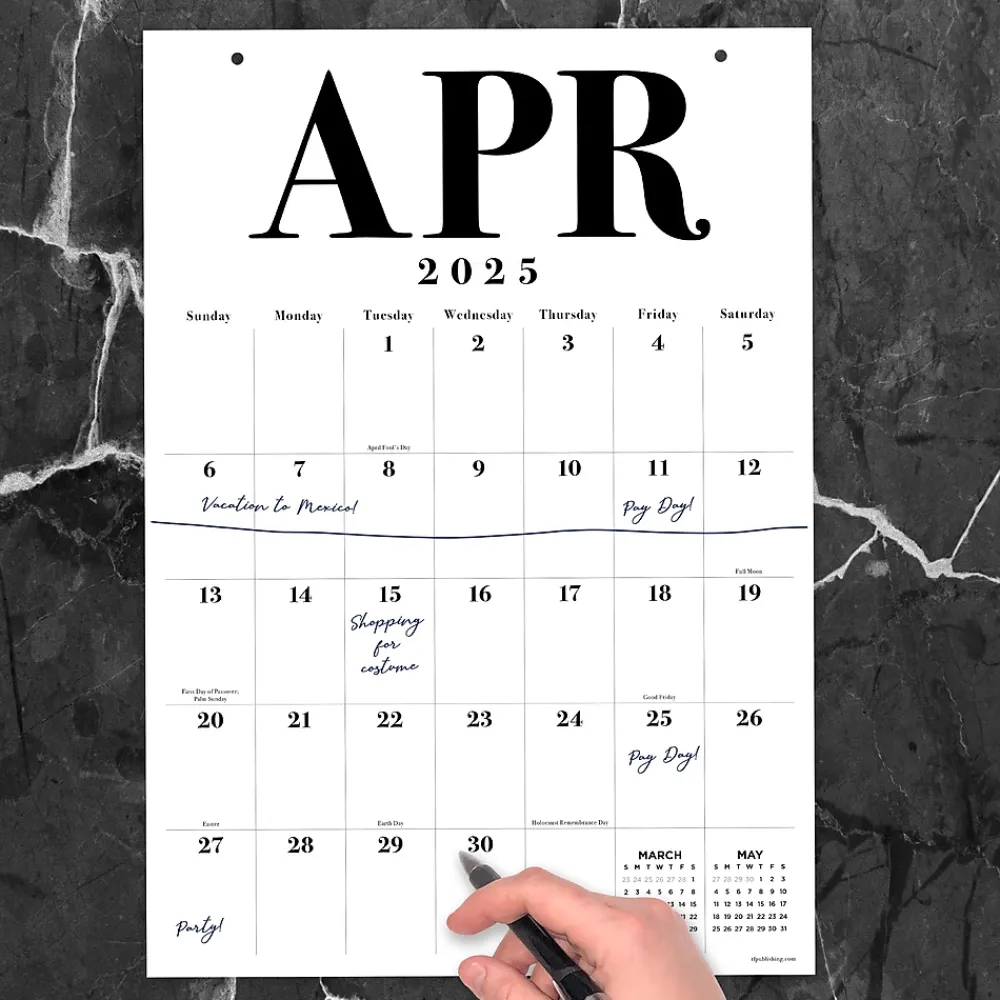 2025 Calendars|TF Publishing 2025 Art Poster 17" x 12" Monthly Wall Calendar (25-8512)