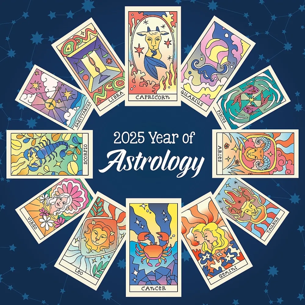 2025 Calendars|TF Publishing 2025 Astrology 12" x 12" Monthly Wall Calendar (25-1132)