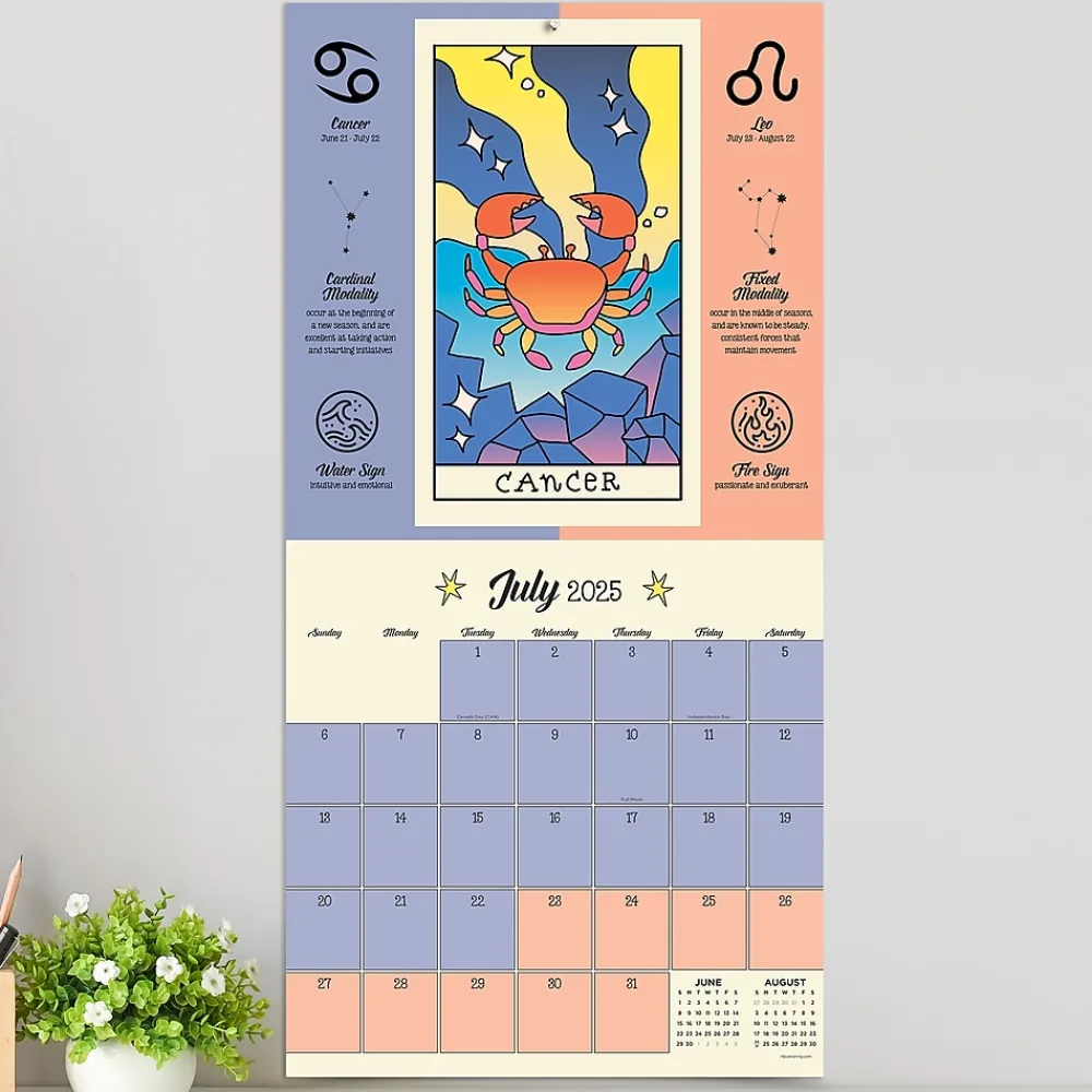 2025 Calendars|TF Publishing 2025 Astrology 12" x 12" Monthly Wall Calendar (25-1132)