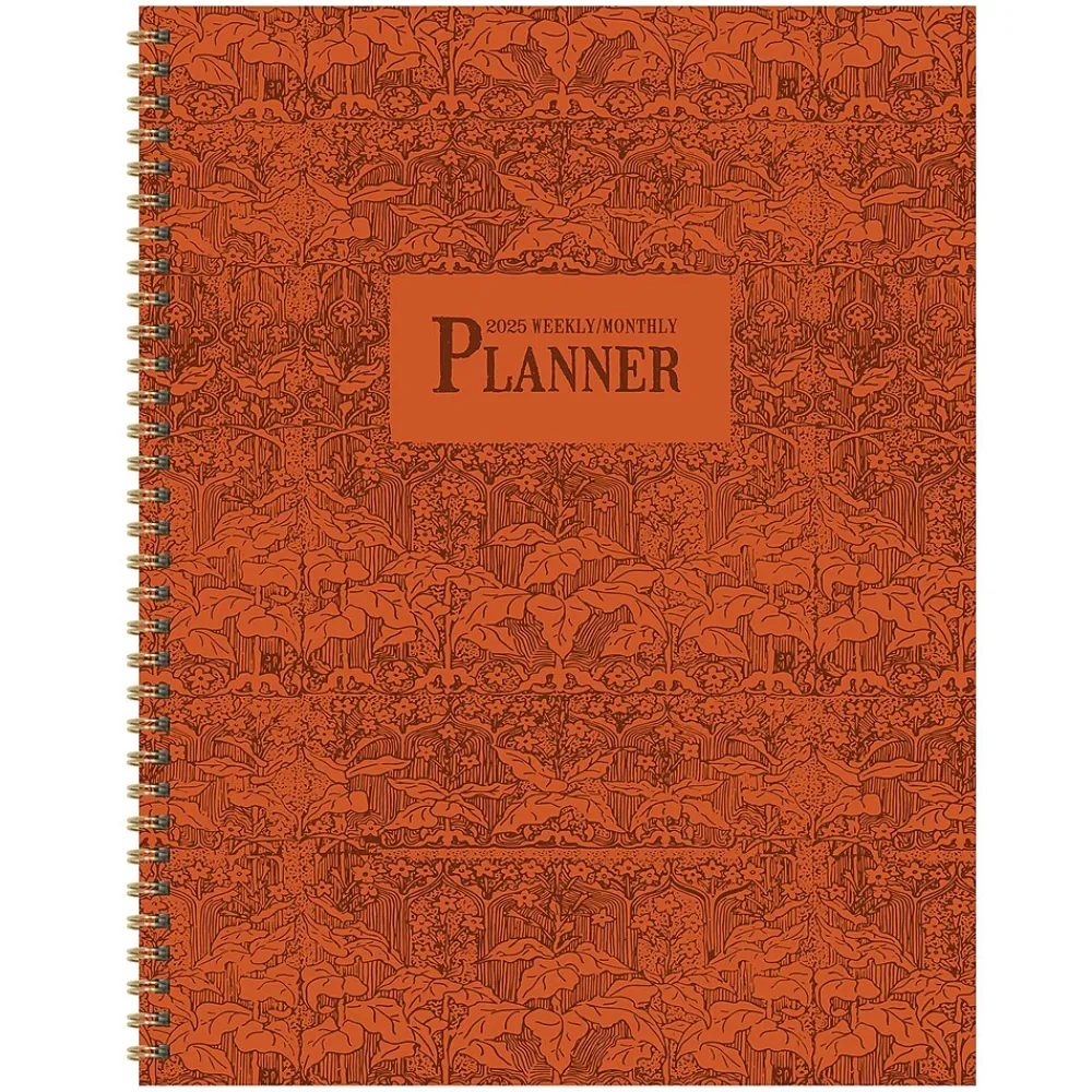 2025 Planners|TF Publishing 2025 Baroque Marigold 9" x 11" Weekly & Monthly Planner, Paperboard Cover, Multicolored (25-9718)