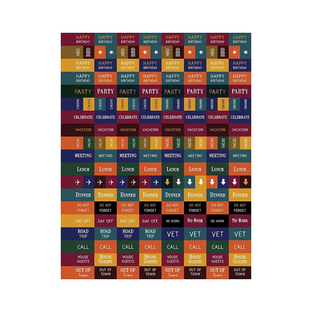 Academic Planners|TF Publishing 2024-2025 Bibliophile Series Royal Tartan 9" x 11" Academic Weekly & Monthly Planner, Paper Cover, Blue/Yellow