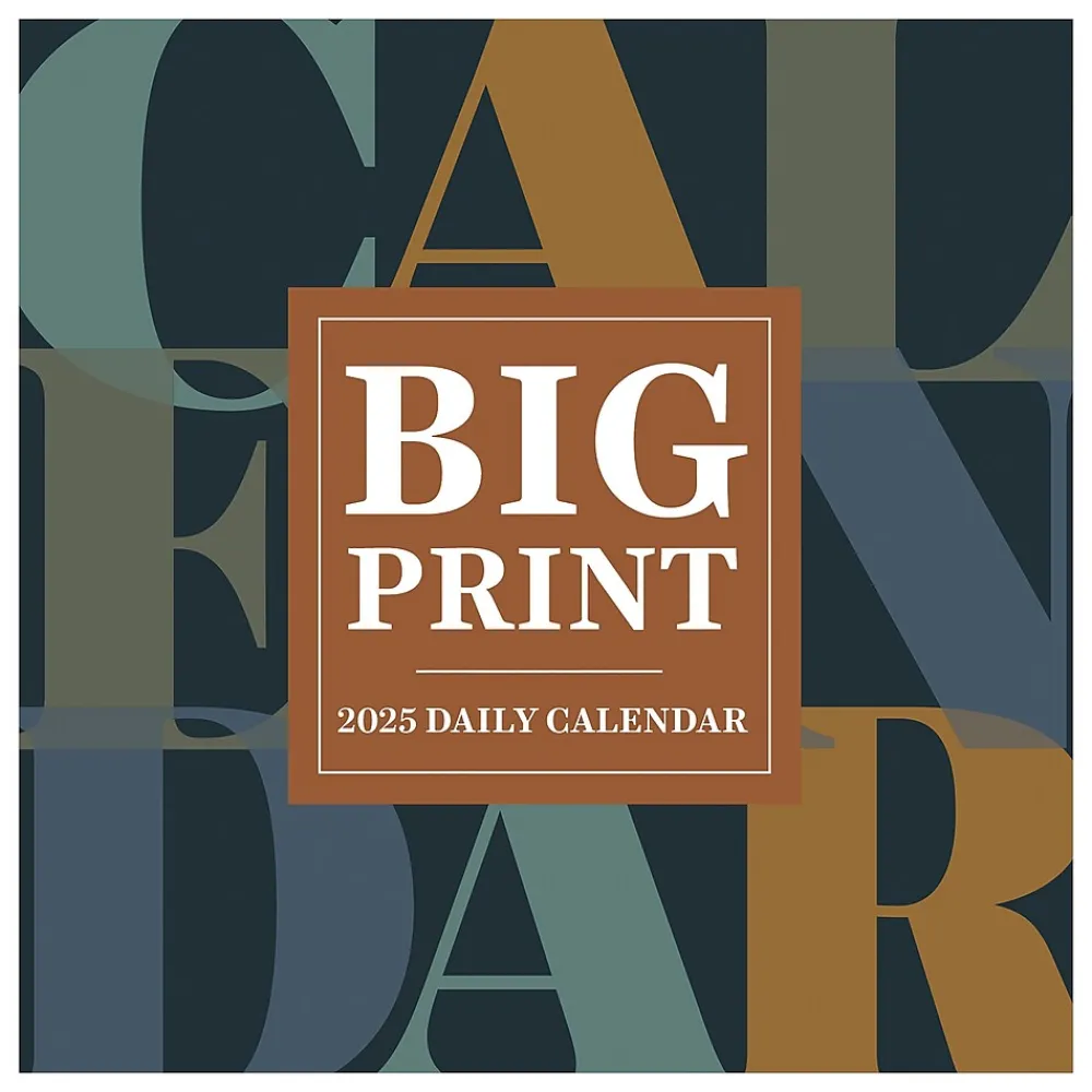 2025 Calendars|TF Publishing 2025 Big Print 5.25" x 5.25" Day-to-Day Calendar (25-3024)