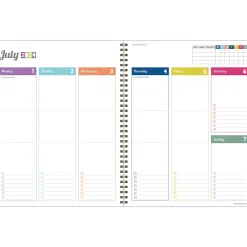 Academic Planners|TF Publishing 2024-2025 Cali Girl Groovy 8.5" x 11" Academic Weekly & Monthly Planner, Paperboard Cover (AY25-9714)