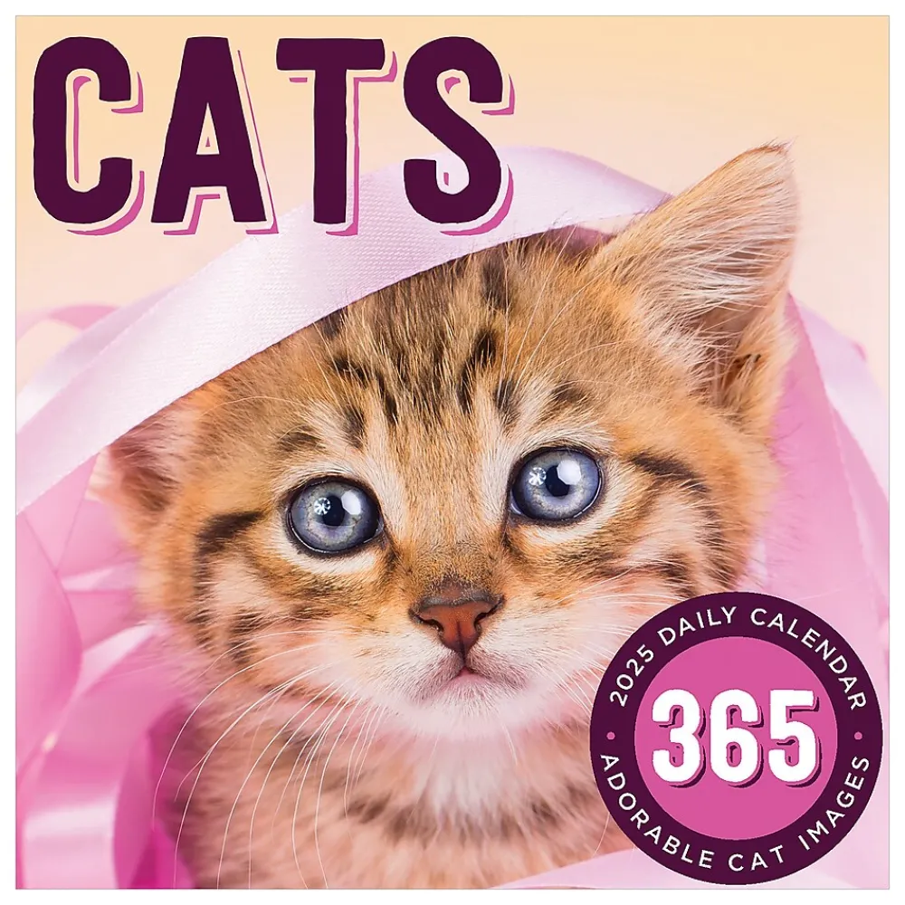 2025 Calendars|TF Publishing 2025 Cat A Day 5.25" x 5.25" Day-to-Day Calendar (25-3002)