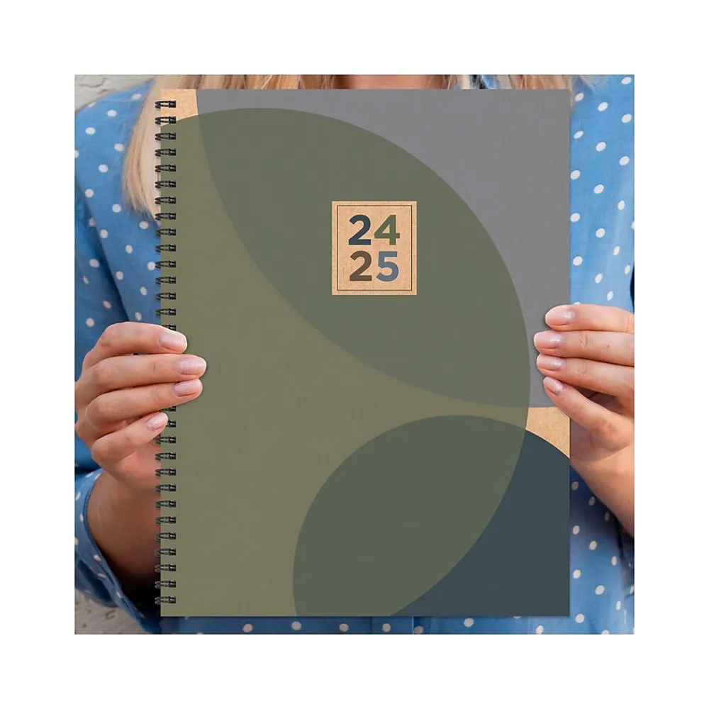 Academic Planners|TF Publishing 2024-2025 Elements Series Venn Diagram 8.5" x 11" Academic Weekly & Monthly Planner, Paperboard Cover