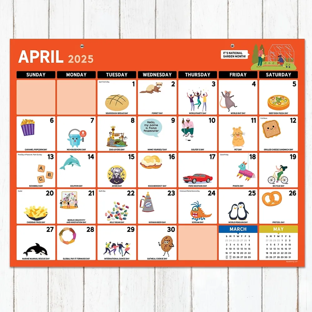 2025 Calendars|TF Publishing 2025 Every Day's A Holiday 17" x 22" Monthly Desk Pad Calendar (25-8200)