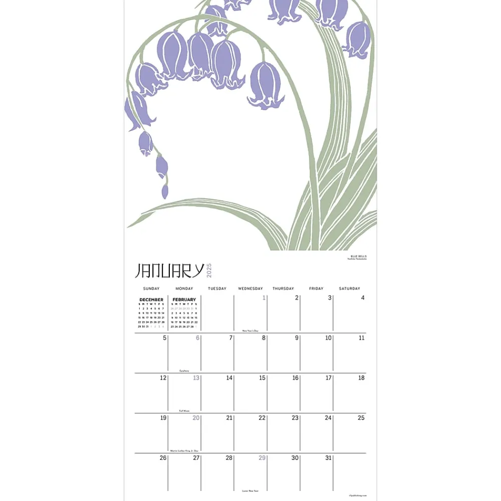 2025 Calendars|TF Publishing 2025 Flower Garden 12" x 12" Monthly Wall Calendar (25-1127)