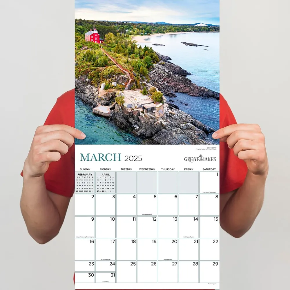 2025 Calendars|TF Publishing 2025 Great Lakes 12" x 12" Monthly Wall Calendar (25-1037)