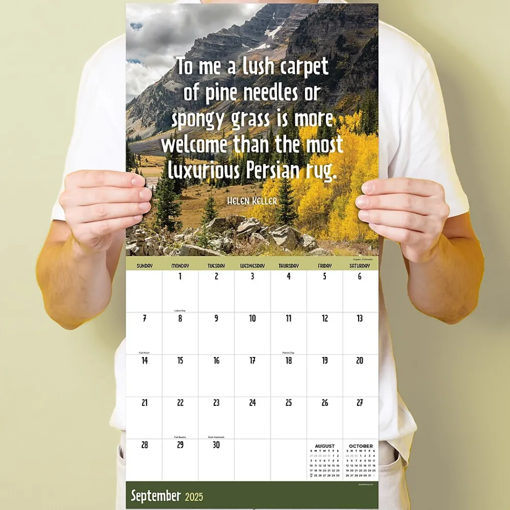 2025 Calendars|TF Publishing 2025 Great Outdoors 12" x 12" Monthly Wall Calendar (25-1109)
