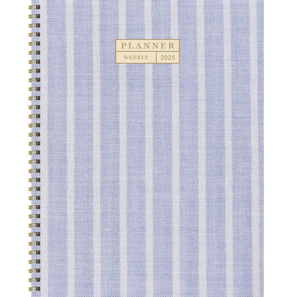 2025 Planners|TF Publishing 2025 Harper Blue 9" x 11" Weekly & Monthly Planner, Paperboard Cover, Multicolored (25-9710)