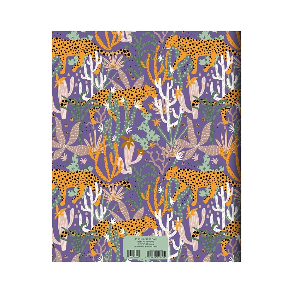 Academic Planners|TF Publishing 2024-2025 Jungle Cat 9" x 11" Academic Monthly Planner, Paperboard Cover, Multicolor (AY25-4506)