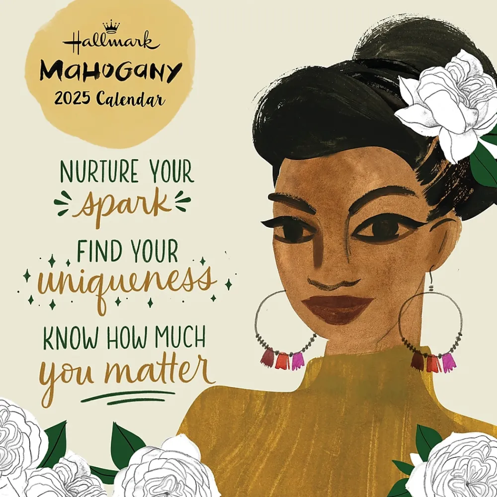 2025 Calendars|TF Publishing 2025 Mahogany 12" x 12" Monthly Wall Calendar (25-1128)