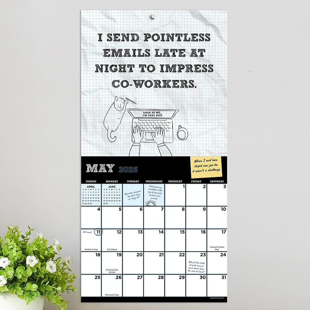 2025 Calendars|TF Publishing 2025 Per My Previous Email 7" x 7" Monthly Wall Calendar (25-2108)