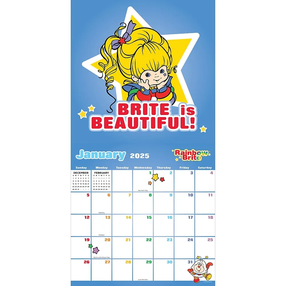 2025 Calendars|TF Publishing 2025 Rainbow Brite 12" x 12" Monthly Wall Calendar (25-1123)