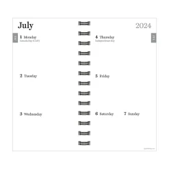 Academic Planners|TF Publishing 2024-2025 Sea Green 3.5" x 6.5" Academic Weekly & Monthly Planner, Paperboard Cover, Green (AY25-7504)