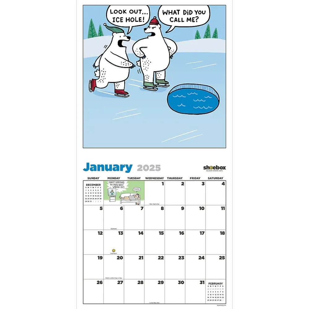 2025 Calendars|TF Publishing 2025 Shoebox 12" x 12" Monthly Wall Calendar (25-1111)