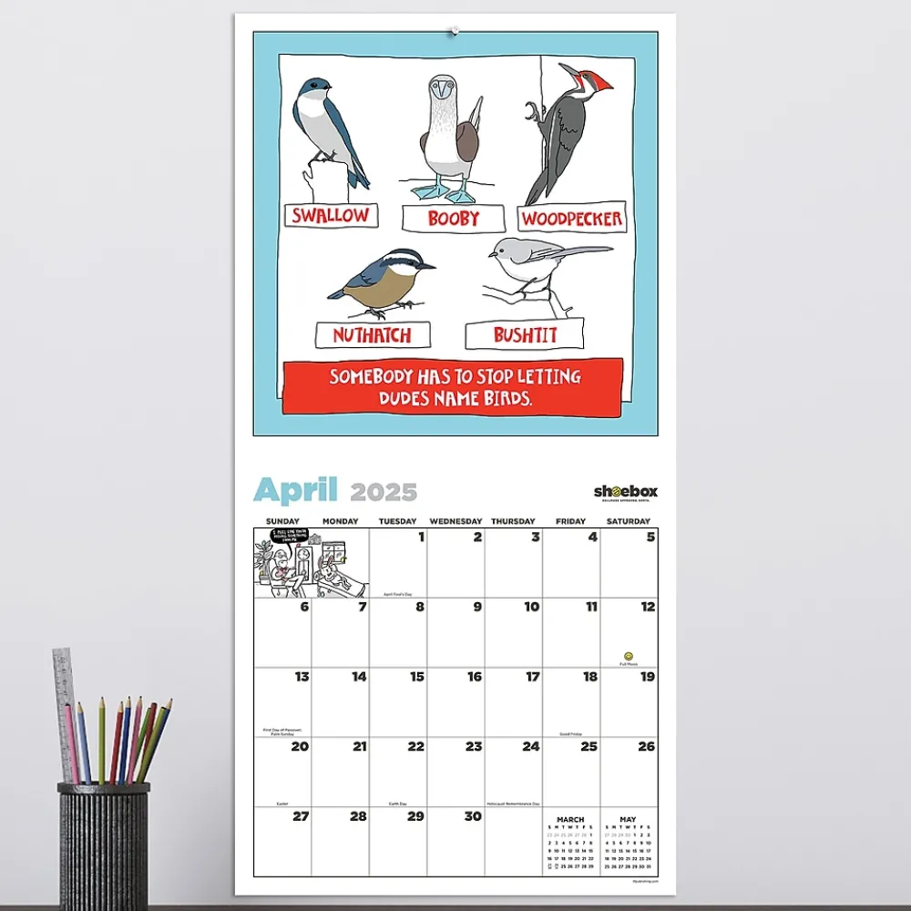 2025 Calendars|TF Publishing 2025 Shoebox 12" x 12" Monthly Wall Calendar (25-1111)