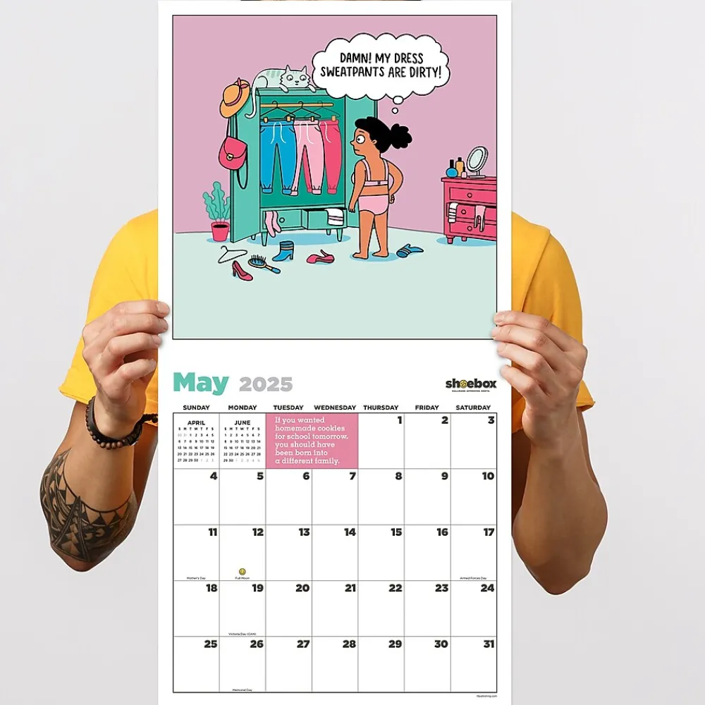 2025 Calendars|TF Publishing 2025 Shoebox 12" x 12" Monthly Wall Calendar (25-1111)