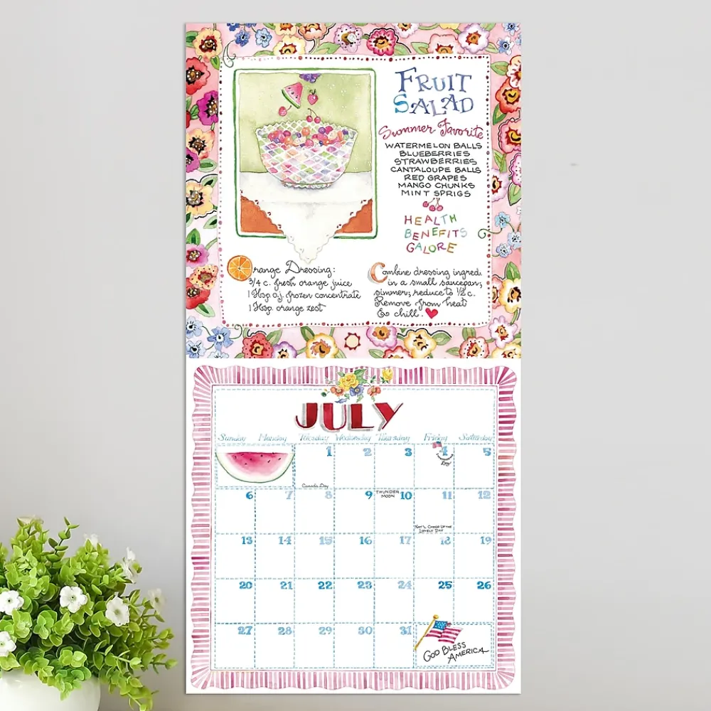 2025 Calendars|TF Publishing 2025 Susan Branch 7" x 7" Monthly Wall Calendar (25-2106)