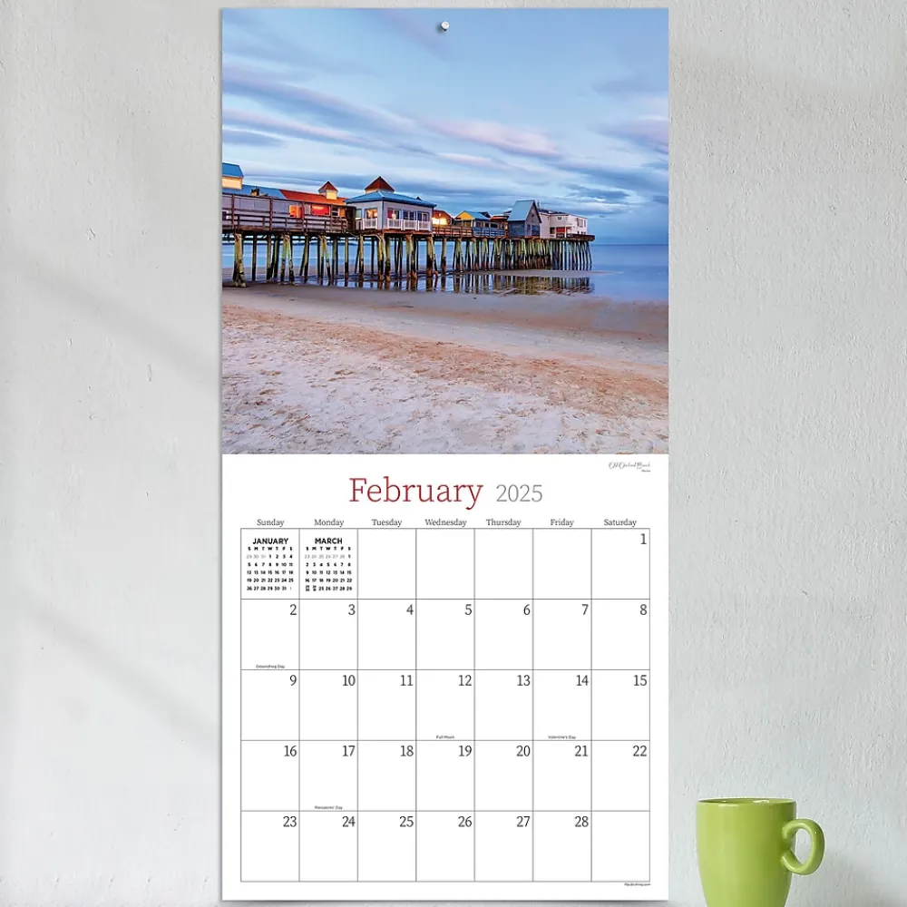 2025 Calendars|TF Publishing 2025 Water's Edge 12" x 12" Monthly Wall Calendar (25-1049)