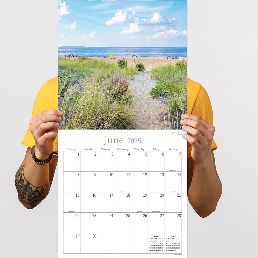 2025 Calendars|TF Publishing 2025 Water's Edge 12" x 12" Monthly Wall Calendar (25-1049)