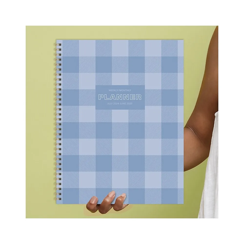 Academic Planners|TF Publishing 2024-2025 White Lotus Series Mediterranean Picnic 8.5" x 11" Academic Weekly & Monthly Planner