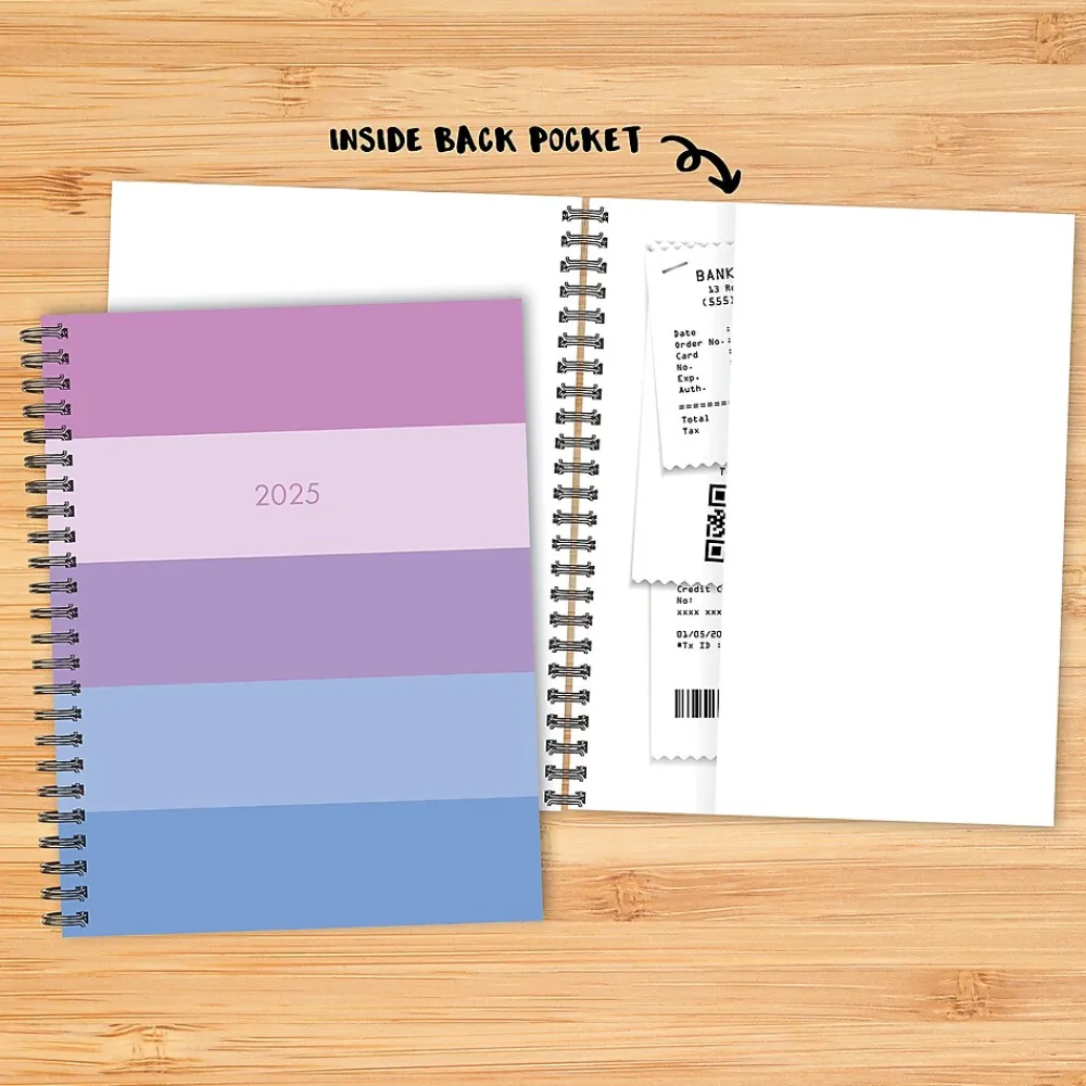 2025 Planners|Willow Creek 2025 8.5" x 11" Weekly & Monthly Planner Cover, Soft Stripe (48610)