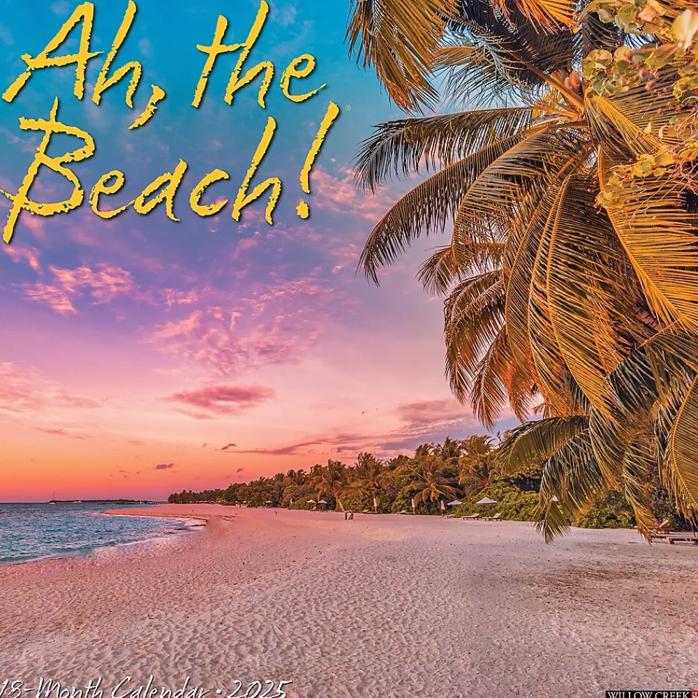 2025 Calendars|Willow Creek 2025 Ah,The Beach! 12" x 12" Monthly Wall Calendar (41246)