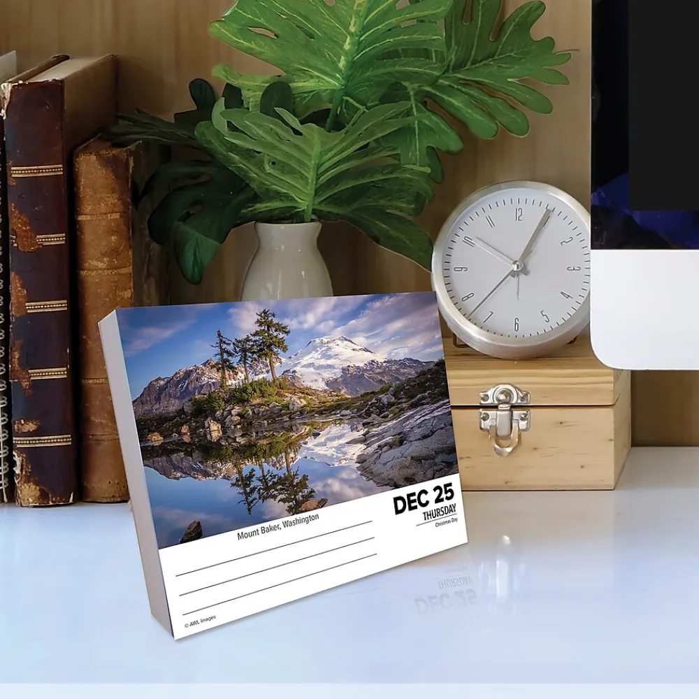 2025 Calendars|Willow Creek 2025 America the Beautiful 5.4" x 6.2" Day-to-Day Calendar (40577)