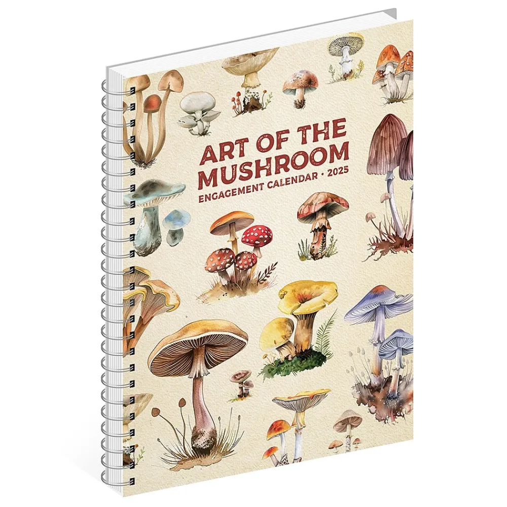2025 Planners|Willow Creek 2025 Art of the Mushroom 6.5" x 8.5" Weekly & Monthly Planner (47231)