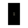Academic Planners|Willow Creek 2024-2026 Basic Black Academic Monthly Planner, Paper Cover, Black/Brown (47651)