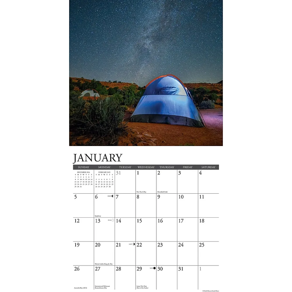 2025 Calendars|Willow Creek 2025 Camp Life 12" x 12" Monthly Wall Calendar (42120)