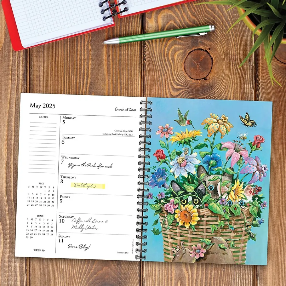 2025 Planners|Willow Creek 2025 Cats 6.5" x 8.5" Yearly Planner Cover (47255)