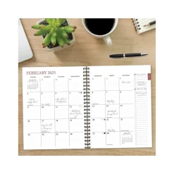 Academic Planners|Willow Creek 2024-2025 Celestial Magic 8.5" x 11" Academic Weekly & Monthly Planner, Paper Cover, Black/Gold (48139)