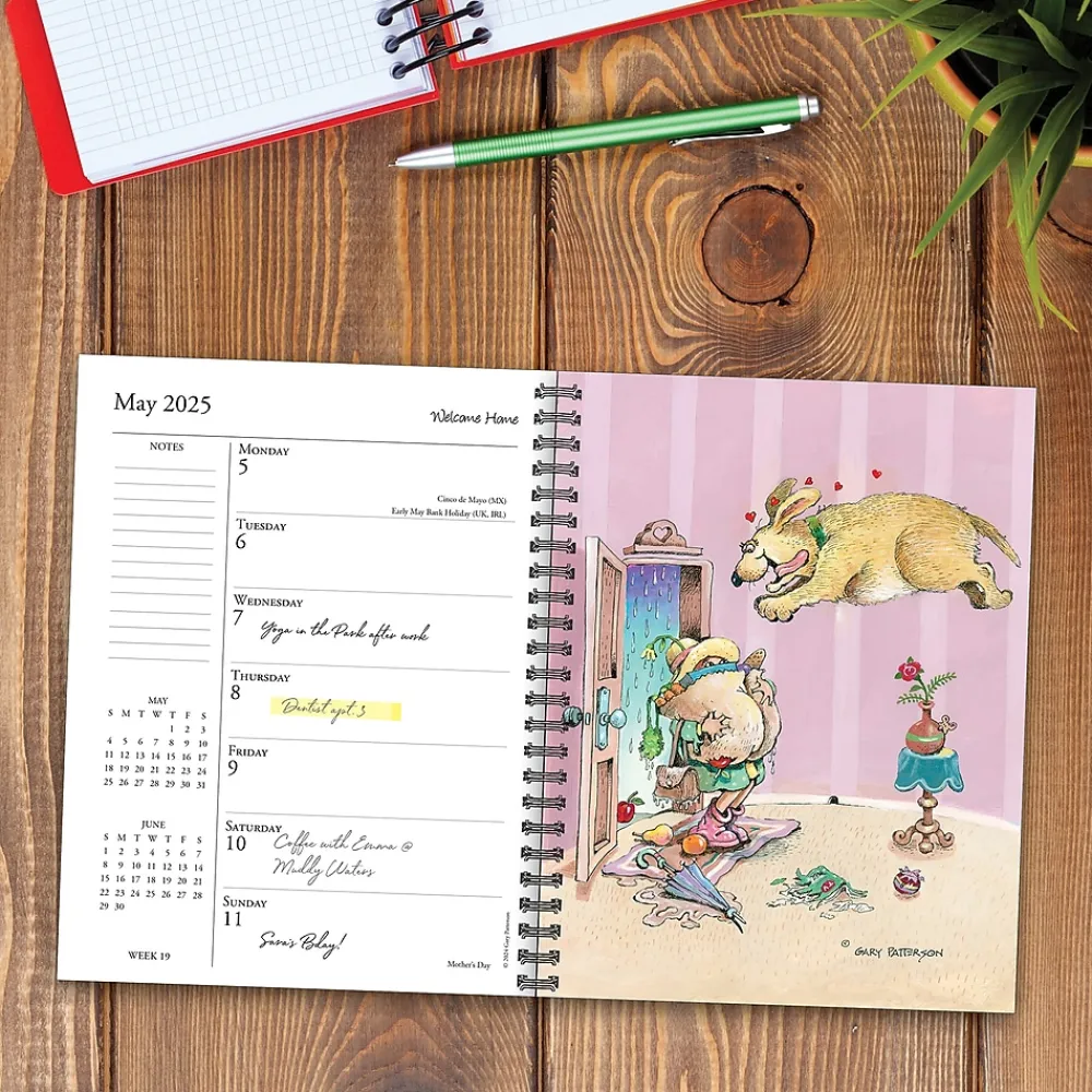2025 Planners|Willow Creek 2025 Dogs by Gary Patterson 8.5" x 6.5" Yearly Personal Organizer Cover (47262)
