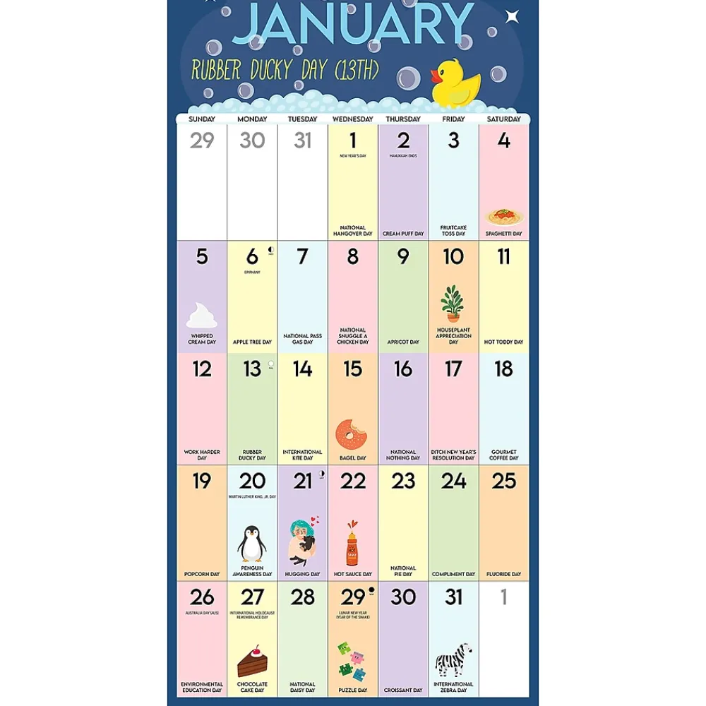2025 Calendars|Willow Creek 2025 Holidays for Days 12" x 12" Monthly Wall Calendar (43356)