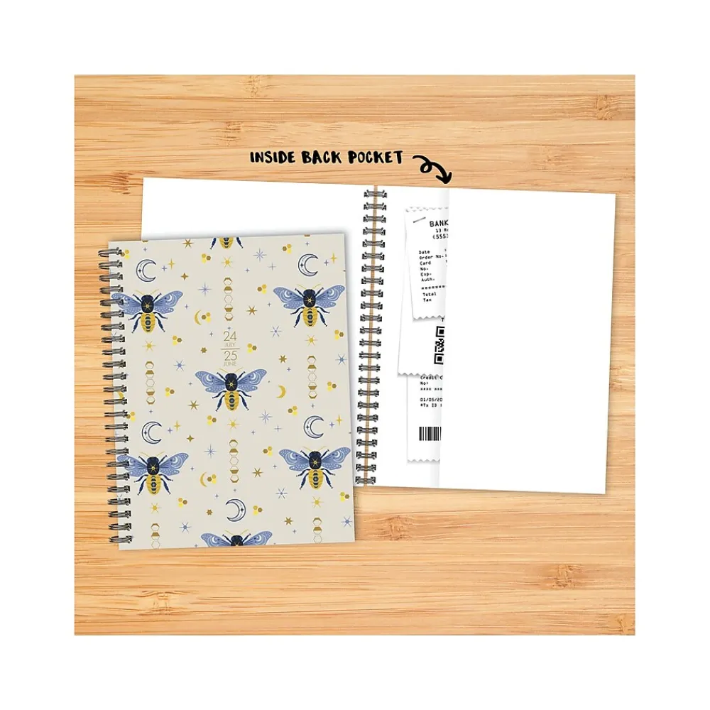 Academic Planners|Willow Creek 2024-2025 Honeybee 6.5" x 8.5" Academic Weekly & Monthly Planner, Paper Cover, Multicolor (47446)