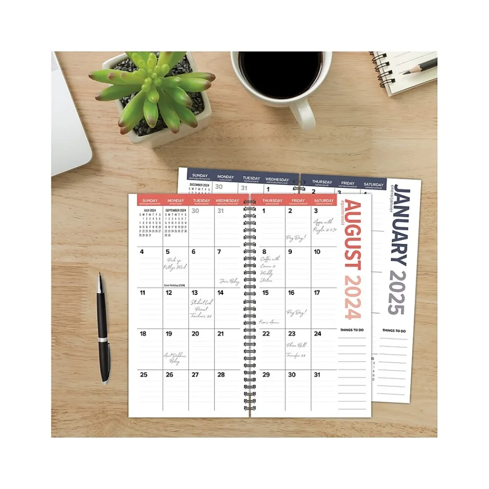 Academic Planners|Willow Creek 2024-2025 Honeybee 3.5" x 6.5" Academic Weekly & Monthly Planner, Paper Cover, Multicolor (47705)