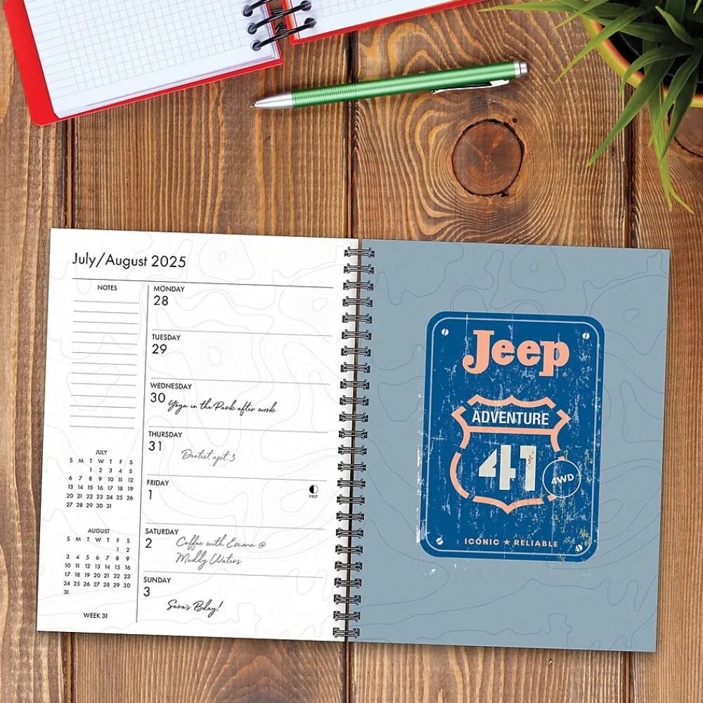 2025 Planners|Willow Creek 2025 Jeep 6.5" x 8.5" Weekly Planner (47279)
