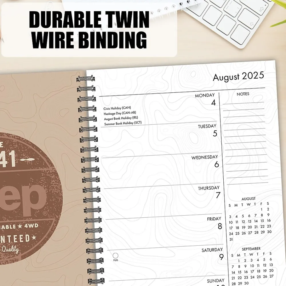 2025 Planners|Willow Creek 2025 Jeep 6.5" x 8.5" Weekly Planner (47279)