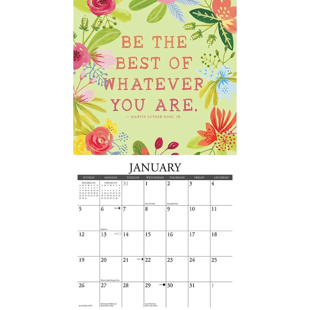 2025 Calendars|Willow Creek 2025 Live, Laugh, Love Art 12" x 12" Monthly Wall Calendar (43776)