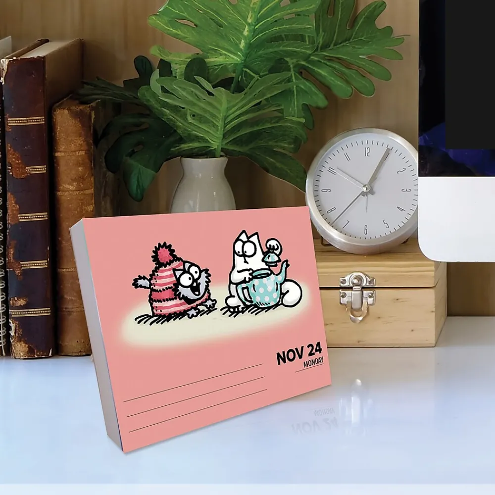2025 Calendars|Willow Creek 2025 Simon's Cat 6" x 5.5" Day-to-Day Calendar (41017)