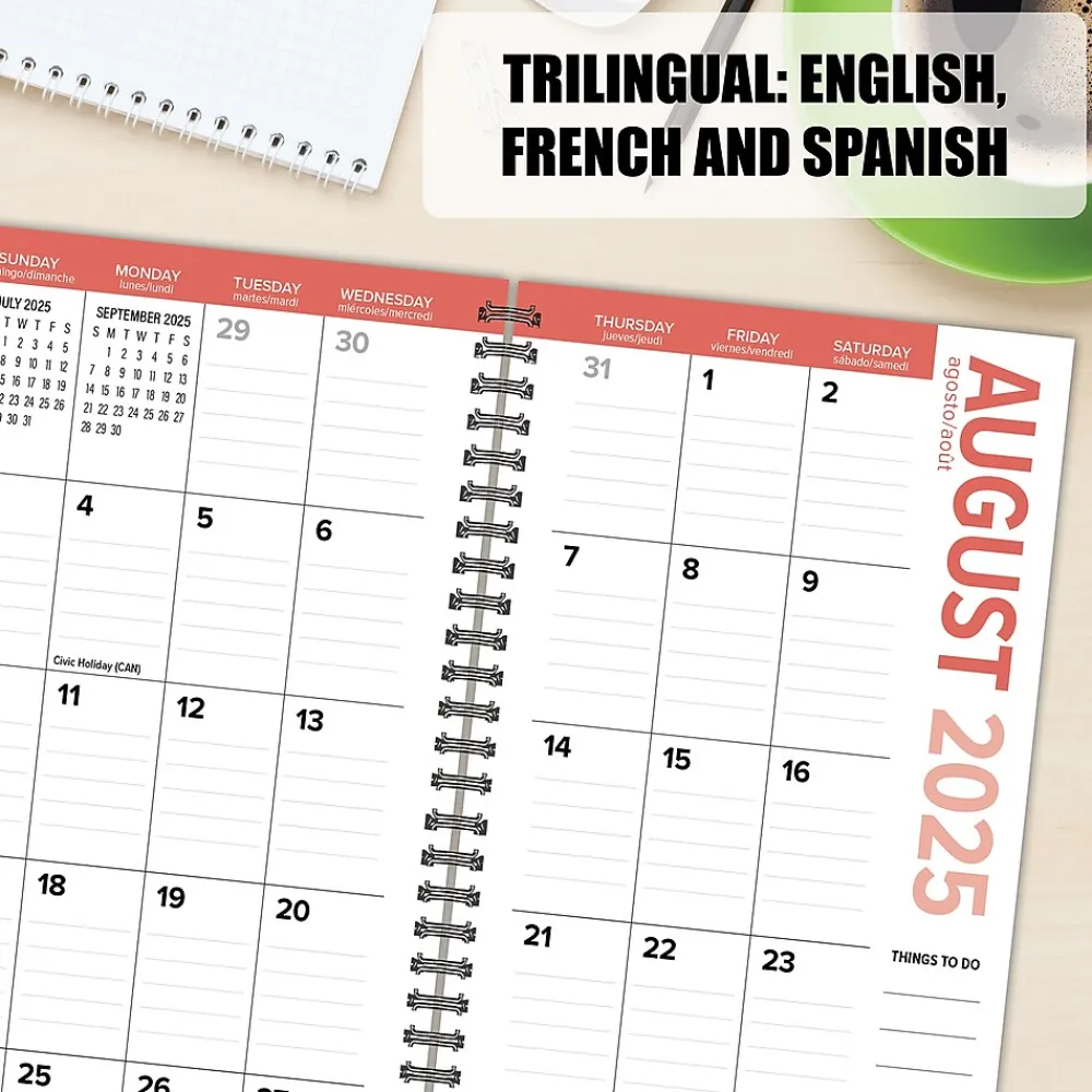 2025 Planners|Willow Creek 2025 Soft Stripe 3.5" x 6.5" Weekly Planner (48559)
