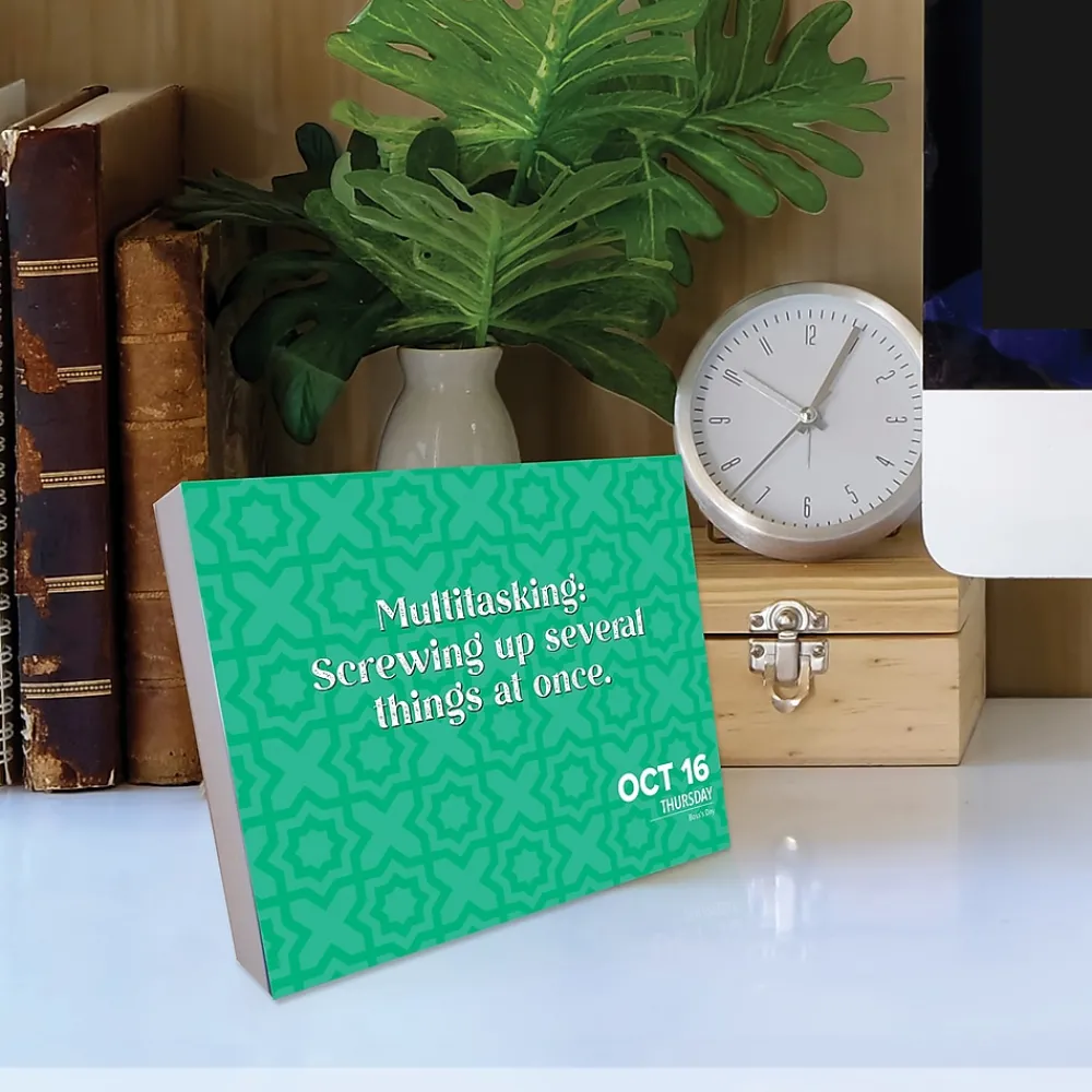 2025 Calendars|Willow Creek 2025 Sprinkle Sarcasm Like Confetti 6.2" x 5.4" Day-to-Day Calendar (41024)