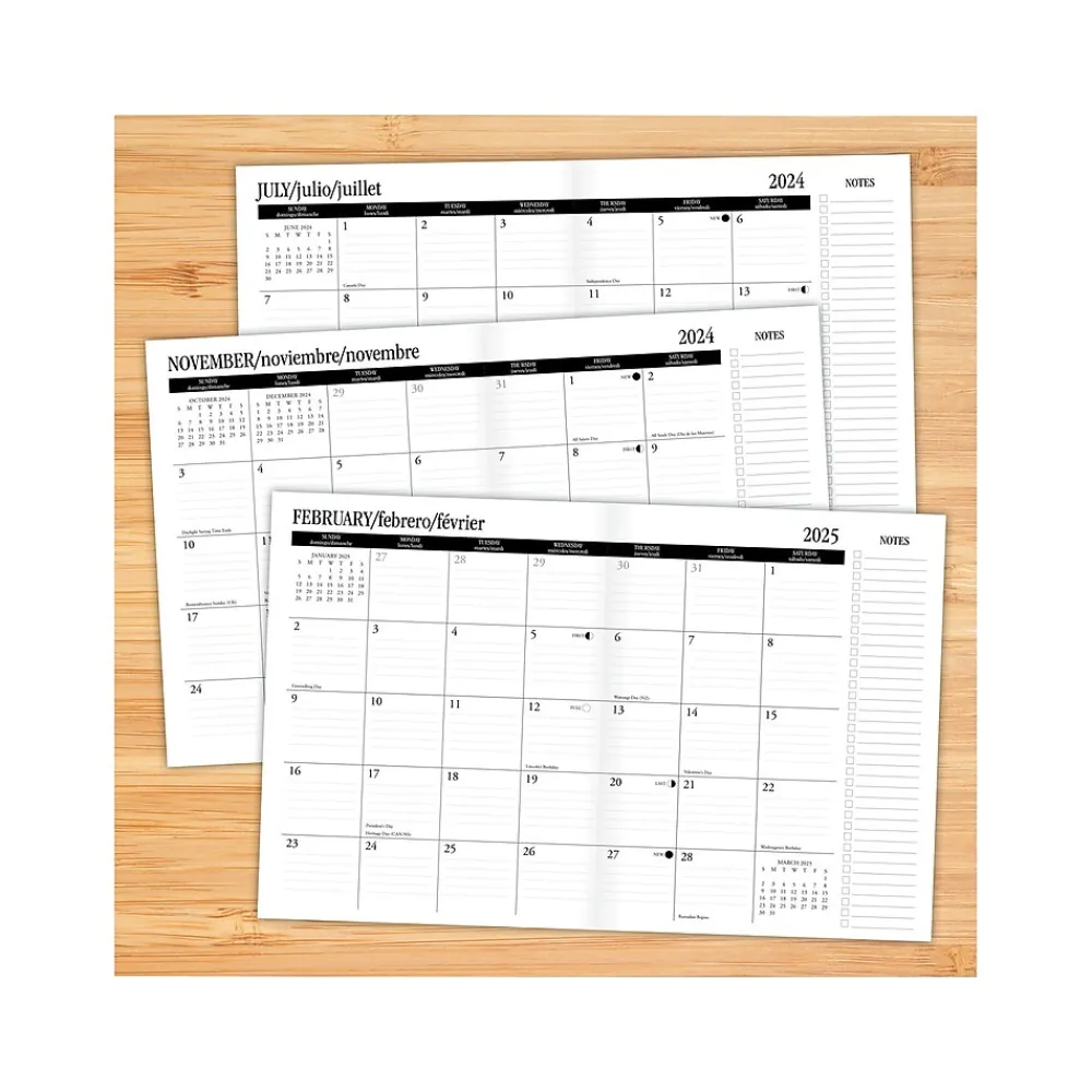 Academic Planners|Willow Creek 2024-2025 Succulents 7.5" x 9.5" Academic Monthly Planner, Paper Cover, Multicolor (47644)