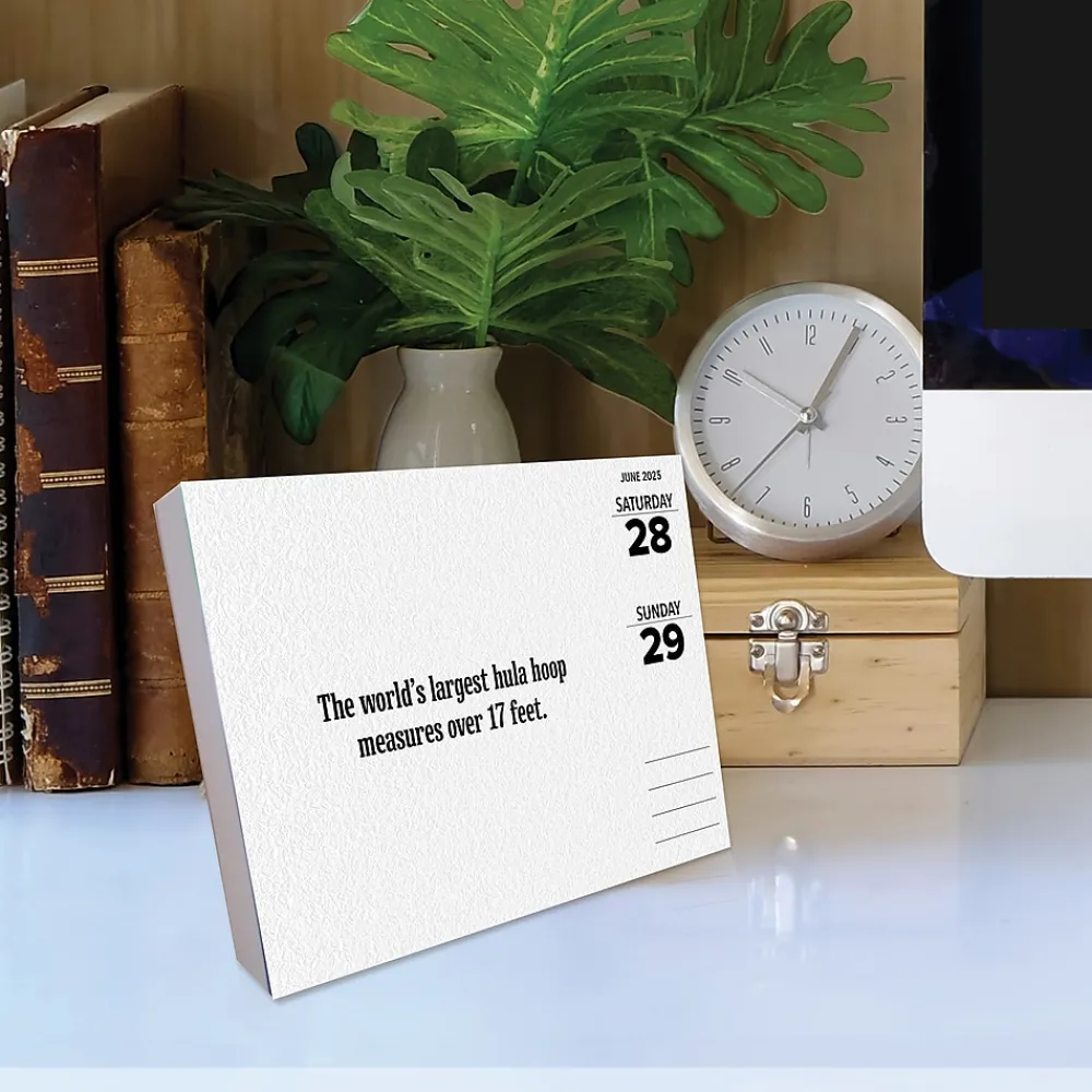2025 Calendars|Willow Creek 2025 Today I Learned - Facts and Daily Trivia 6" x 5.5" Day-to-Day Calendar (41055)